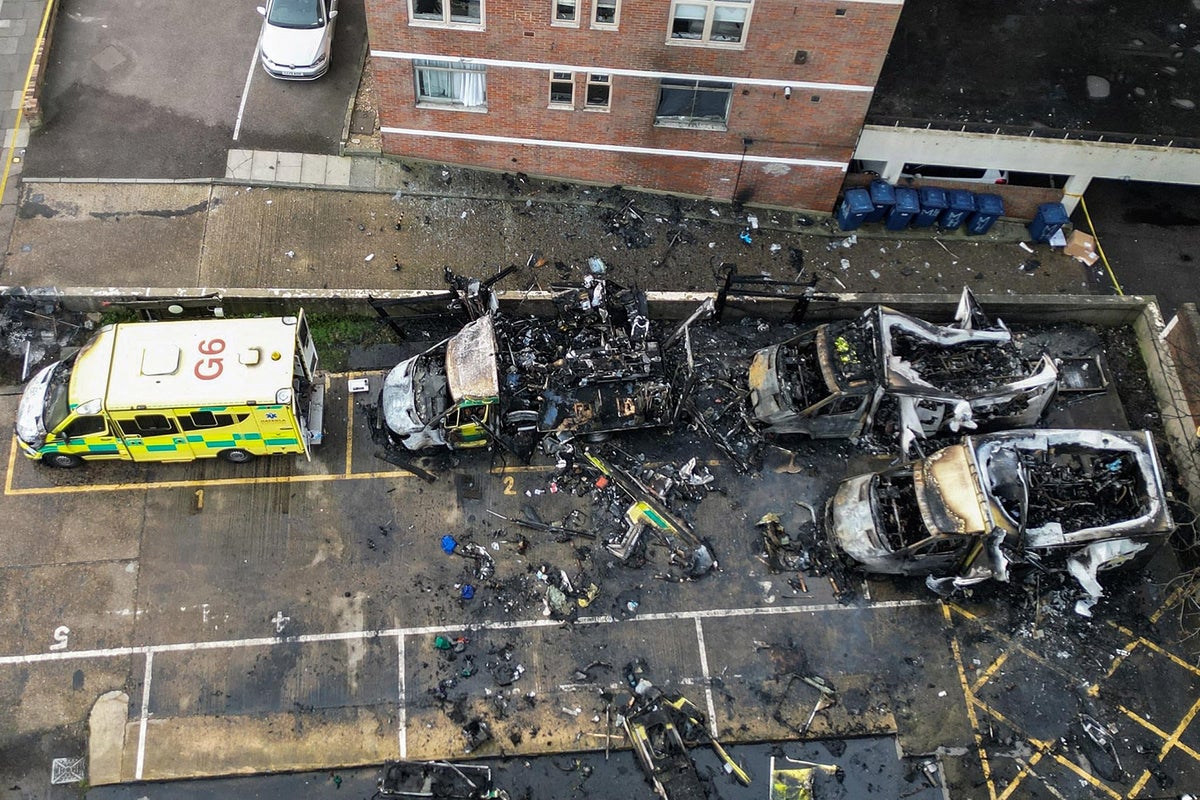 Two men arrested over Golders Green ambulance attack